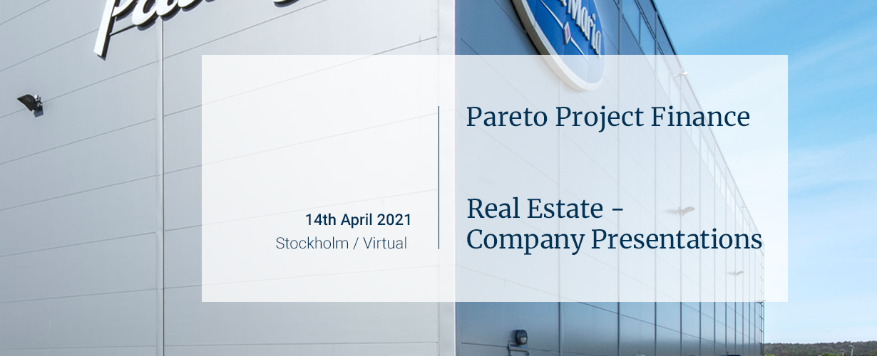 Pareto Project Finance Real Estate – Company Presentations 